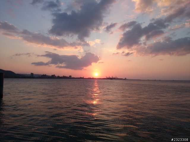 z1 今 淡水老街的夕陽拍攝!!