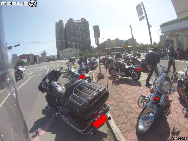 2013年10月13日太古哈雷辦的北區小跑活動南庄桂花園餐廳總計260公里