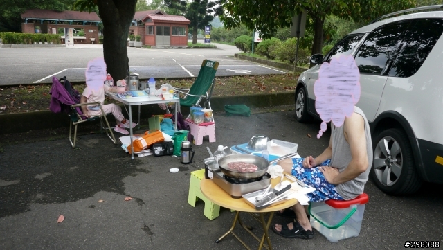 在戶外渡過一天
