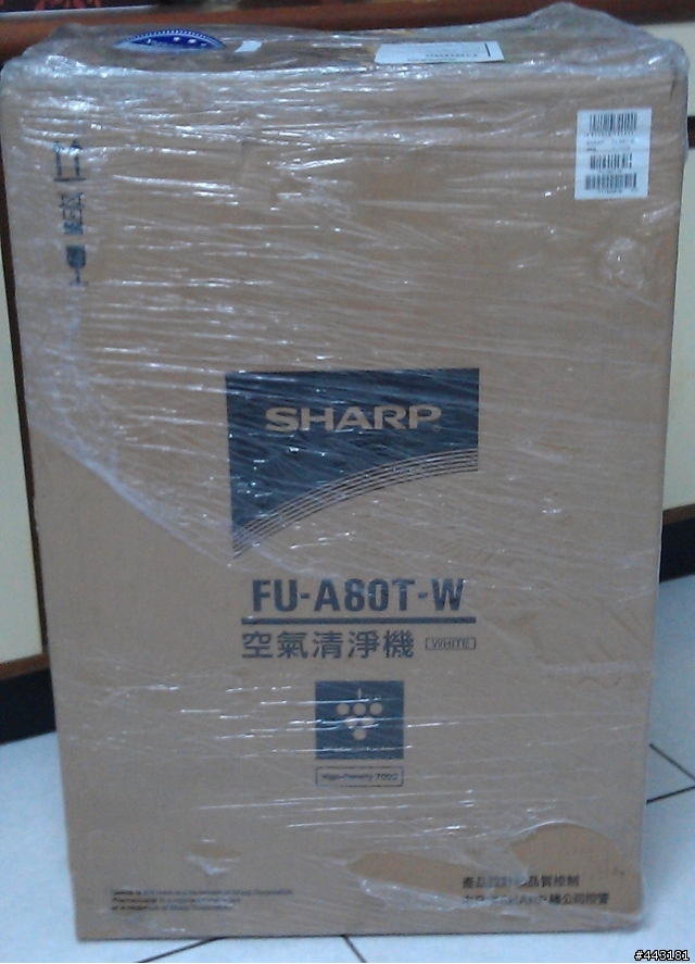 (開箱)SHARP 空氣清淨機  FU-A80T