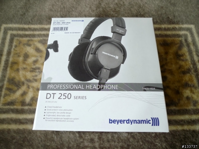 ［開箱］ beyerdynamic DT250 250ohm (監聽耳機)