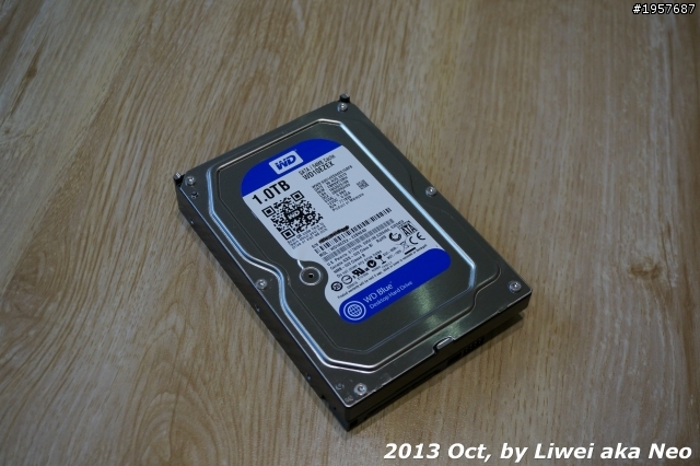 [開箱]平實的裝機高效能硬碟 WD藍標1TB WD10EZEX