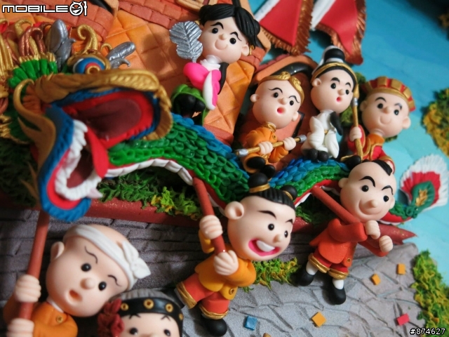 Q版(金門迎城隍)黏土立體作品