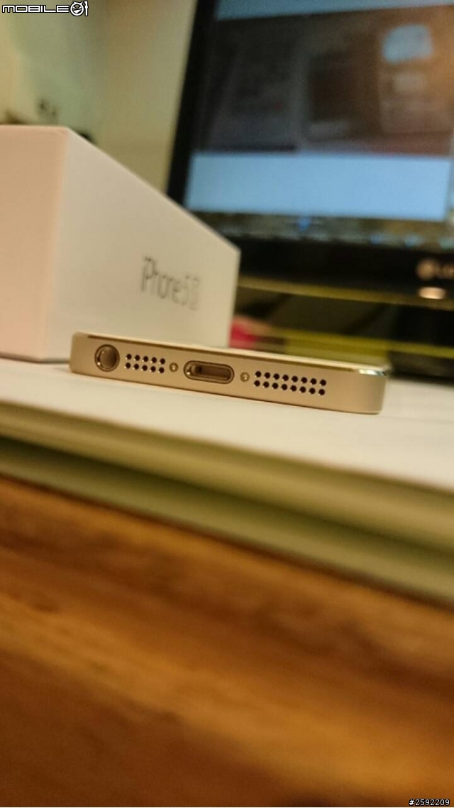 I phone5s 香檳金 簡易開箱