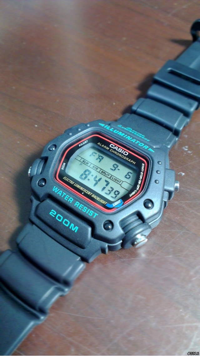 潛水錶CASIO DW-290 200米