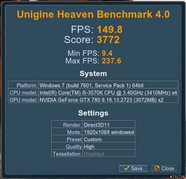 神勇無敵 EVGA 780 SLI初體驗分享！