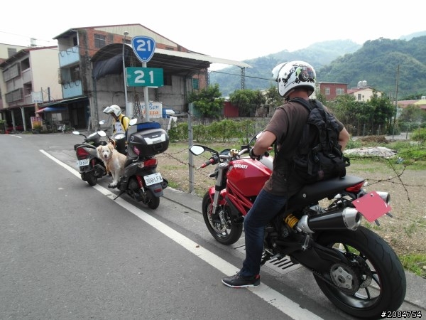 省道一姐小伙伴們，兩隻弱雞武領行、還有一隻大雞雞Ducati。