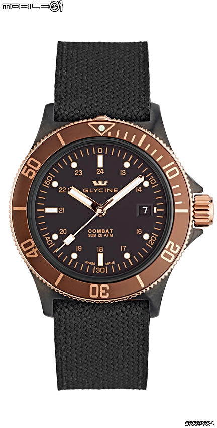 {開箱分享}送老婆大人的生日禮物_冠星GLYCINE COMAT SUB AUTOMATIC STEALTH
