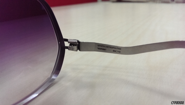太陽眼鏡簡易開箱 ~Mykita Metropolitan~ 補上實載照