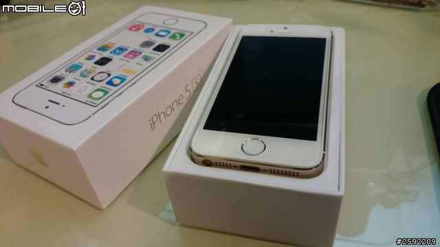 I phone5s 香檳金 簡易開箱