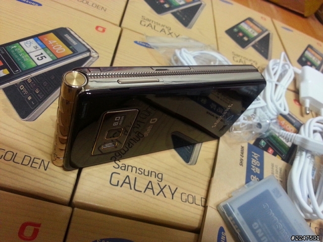 三星土豪级智慧手机E400 Galaxy Golden 简略开箱图