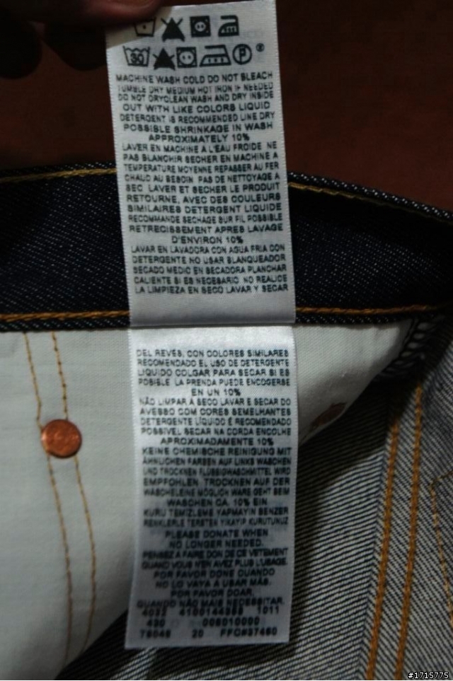 [開箱]Levi's 501-0000，想買來養褲的樓!慢慢的新增養褲過程!