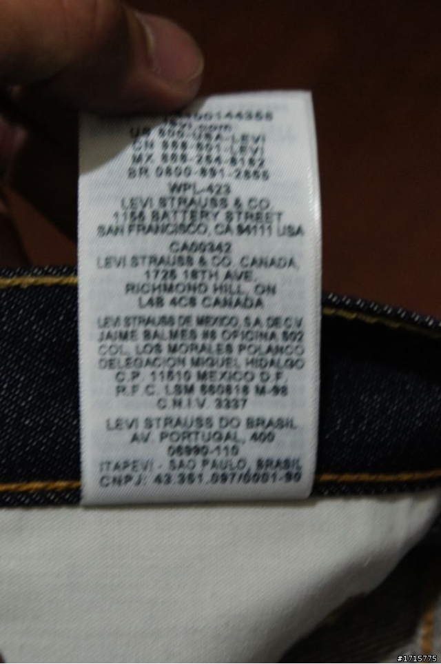 [開箱]Levi's 501-0000，想買來養褲的樓!慢慢的新增養褲過程!