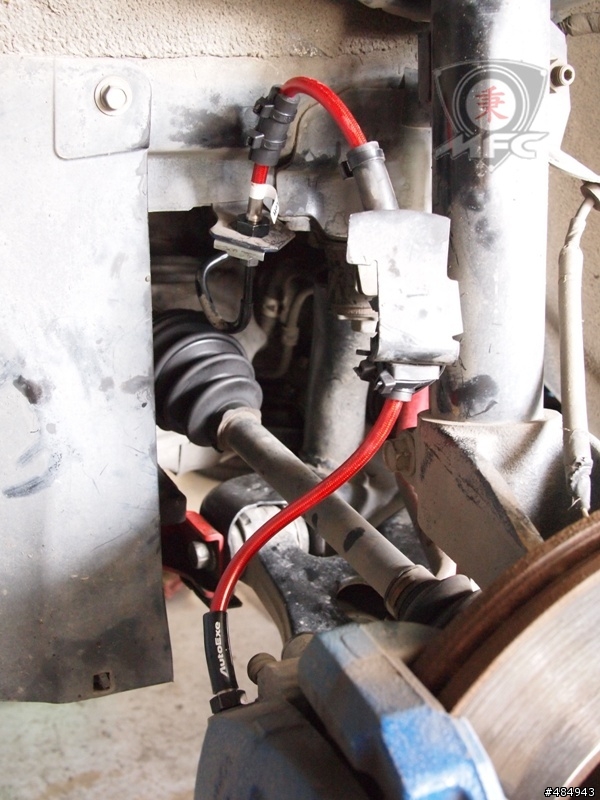 [Parts分享]火紅color Brake Line Install