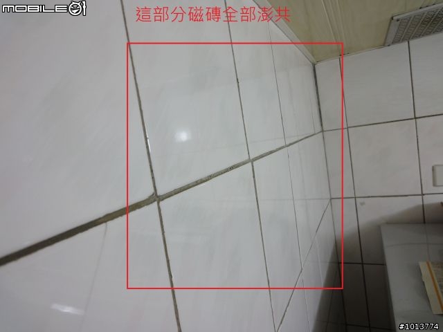 室內牆壁磁磚爆裂