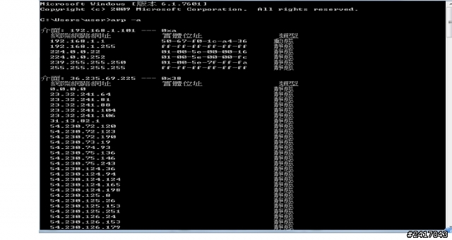 家中ADSL受到ARP攻擊