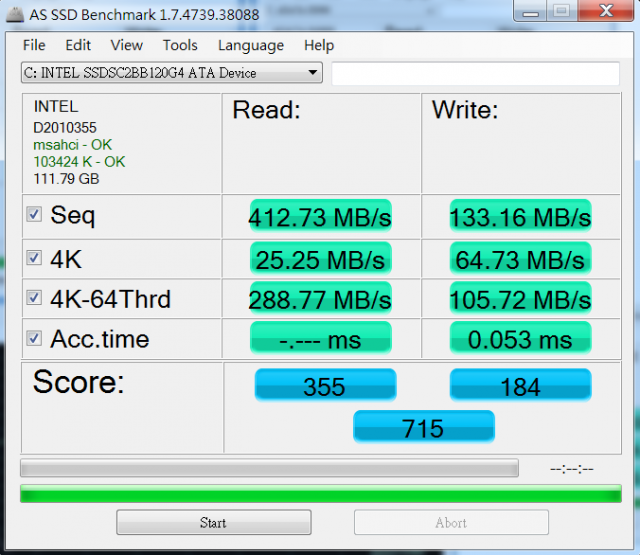Intel SSD DC S3500 120G分享與簡測