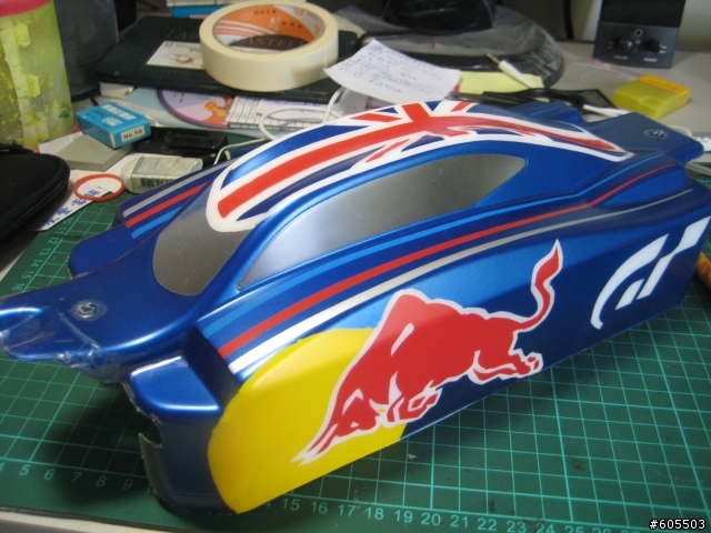 TEKNO EB48-車殼&尾翼新塗裝