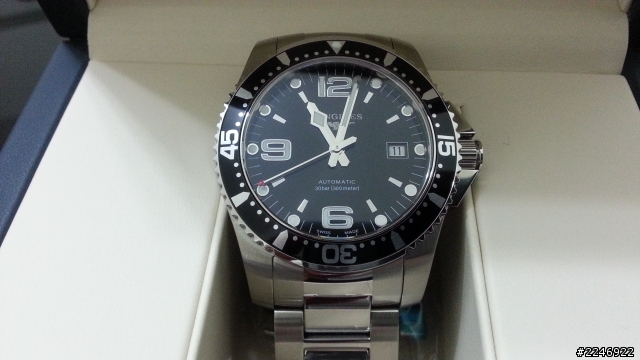 開箱~小弟人生第一隻機械錶~LONGINES 深海征服者 黑水鬼
