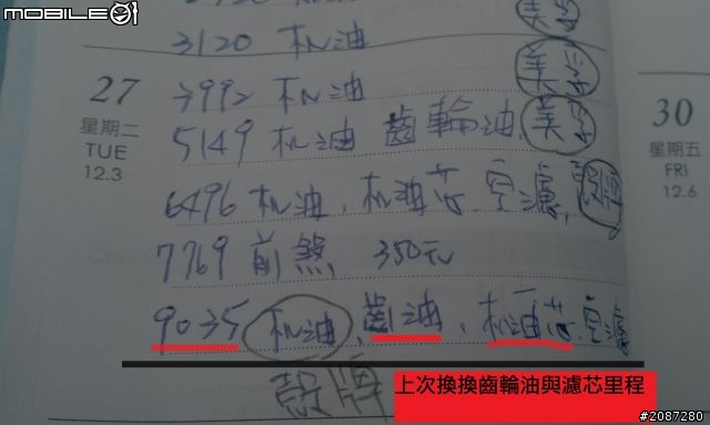 AMS 0W30 2800KM換油心得