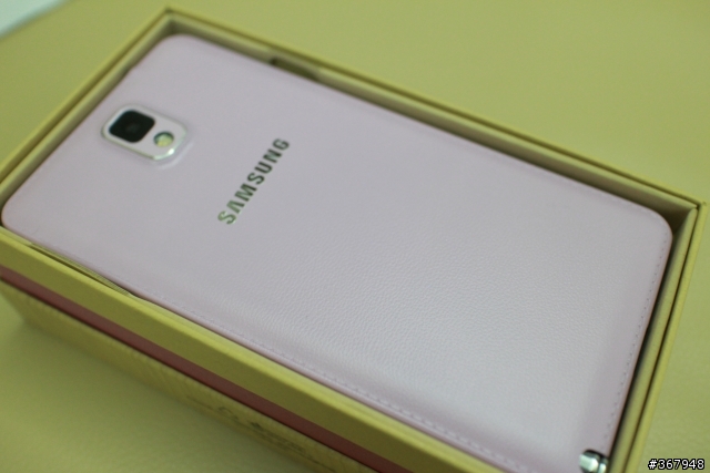 {簡單開箱}NOTE3-3G版32G粉色