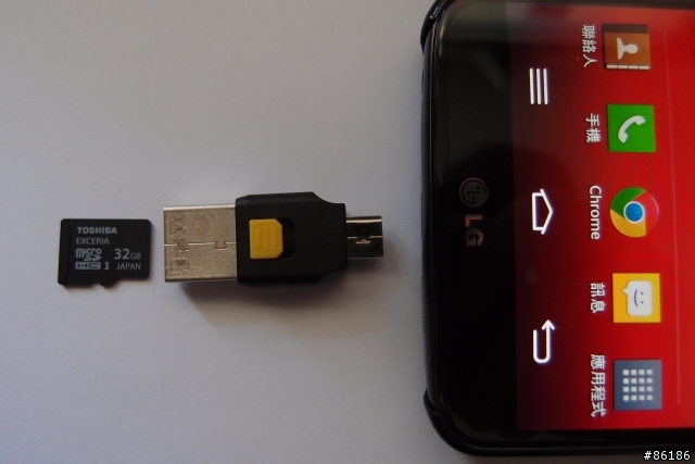 LG G2 OTG 讀卡機 PQI connect 203