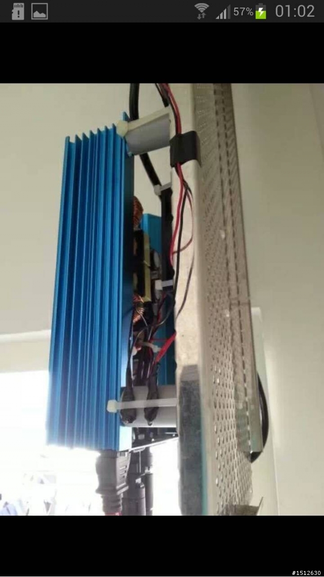 分享～太陽能發電併網機降溫改造