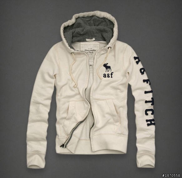 Abercrombie & Fitch 經典招牌刷毛連帽外套,內裡刷毛狂掉毛