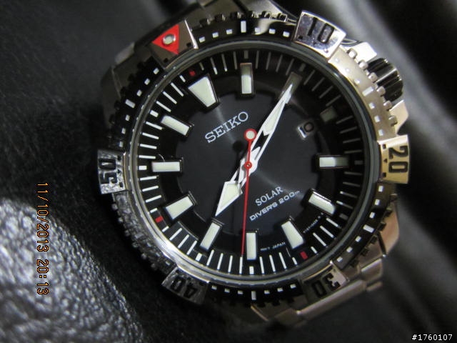 [開箱]SEIKO 太陽能潛水錶 SNE295P1 開箱