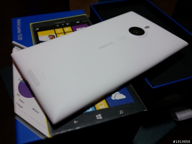 nokia lumia 1520 白色簡易開箱