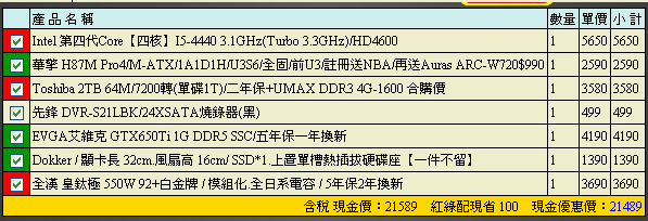 〔求助〕請各位神手大大幫我看看電腦配備 謝謝(有點小急