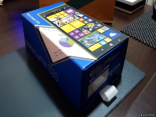 nokia lumia 1520 白色簡易開箱
