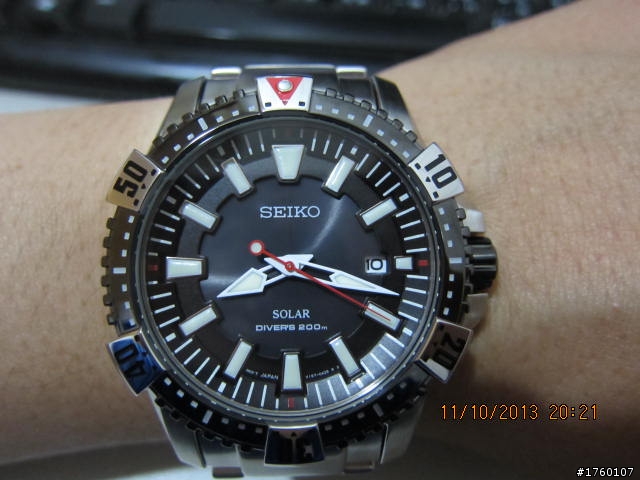 [開箱]SEIKO 太陽能潛水錶 SNE295P1 開箱