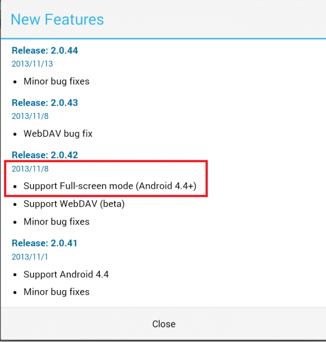 [討論] 目前有（更新成）支援 4.4 的全螢幕模式的 APP 有哪些？