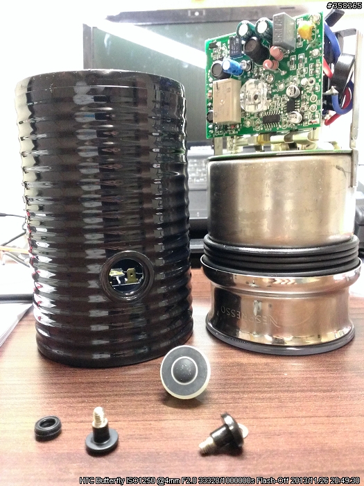 Nespresso Aeroccino 3 奶泡機更換溫度保險絲 thermal fuse