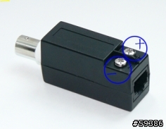 一條雙絞線(網路線)要接4個監視器，水晶頭的雙絞線要如何壓線?