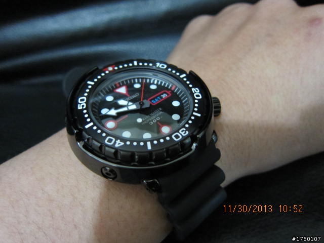 [開箱]~~SEIKO 最經典的限量版鮪魚~~PROSPEX 300M石英潛水錶 SBBN023 開箱