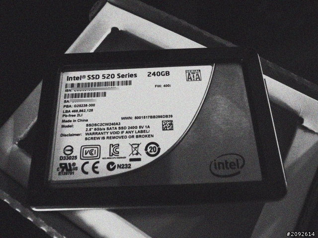 INTEL 520下課 ，新歡PLEXTOR M5P 256G!