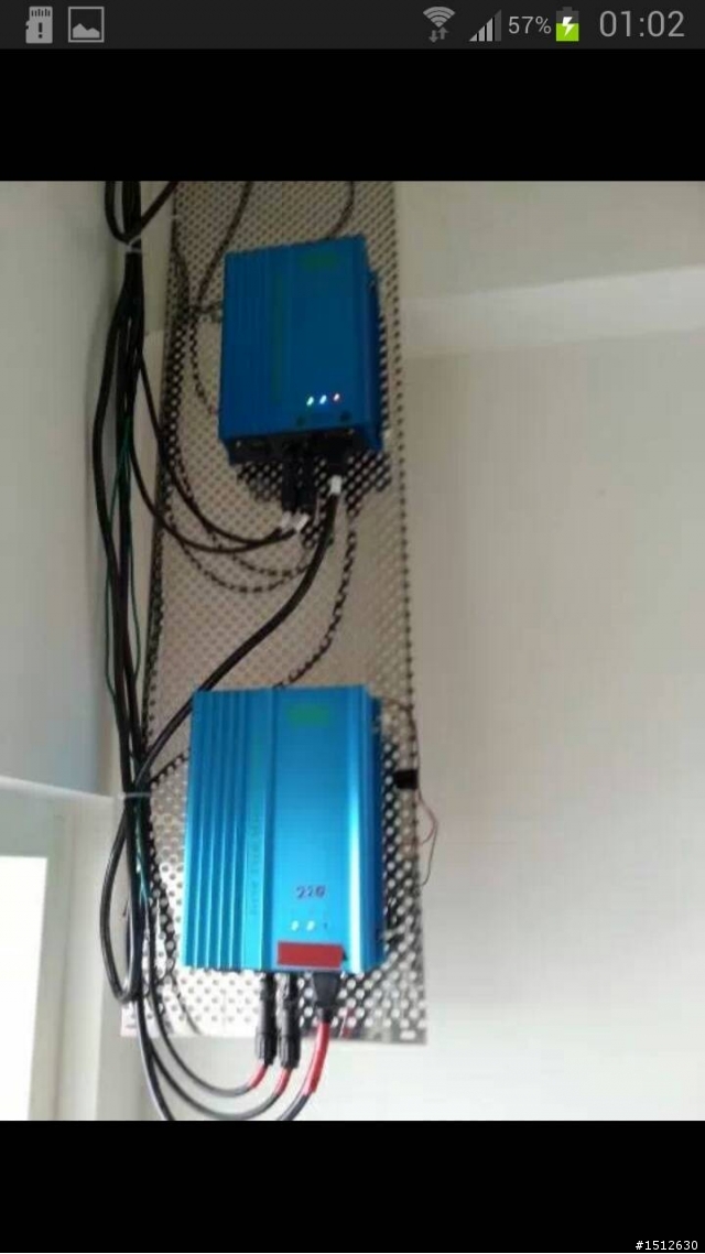 分享～太陽能發電併網機降溫改造