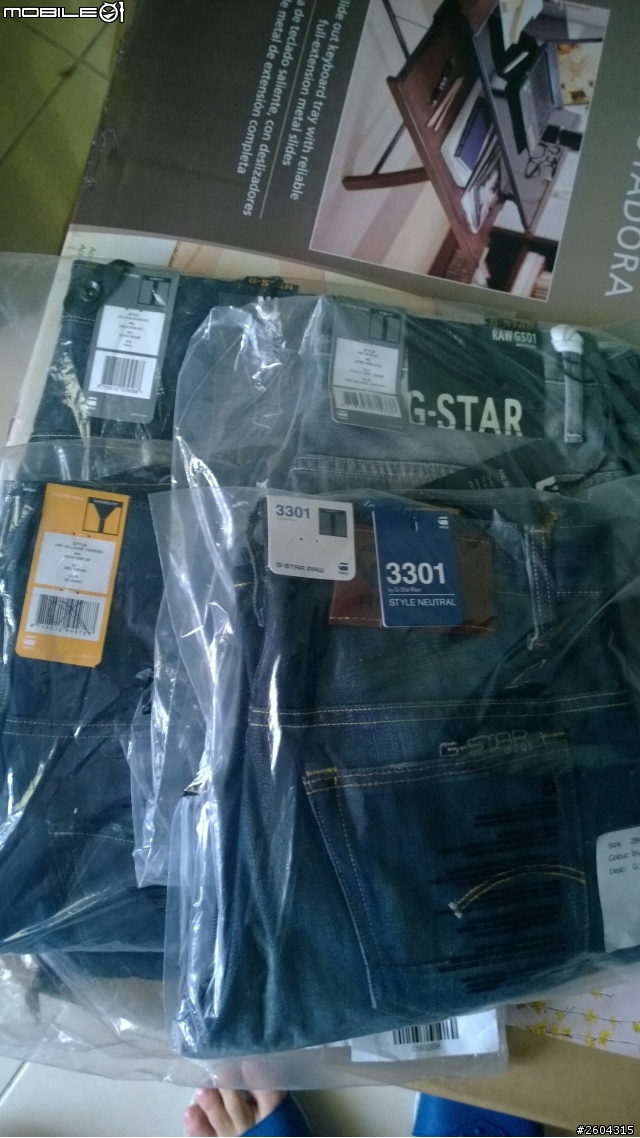 [開箱分享]  G-STAR Jeans (6件補完+實穿)