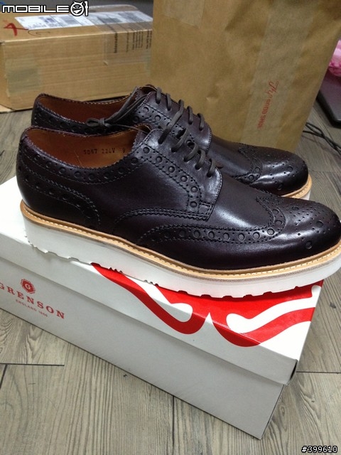 [部長開箱] 英國百年老牌的 雕花鞋Grenson  ARCHIE  Burgundy 開箱