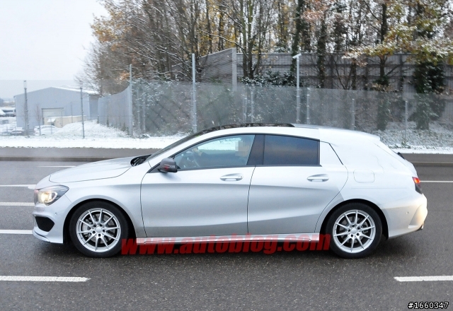 Mercedes-Benz CLA Shooting Brake Spy Shots