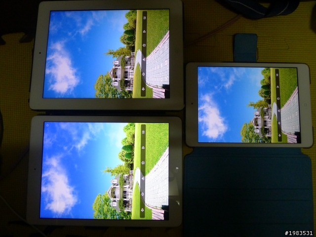 IPAD AIR畫面顏色差很多