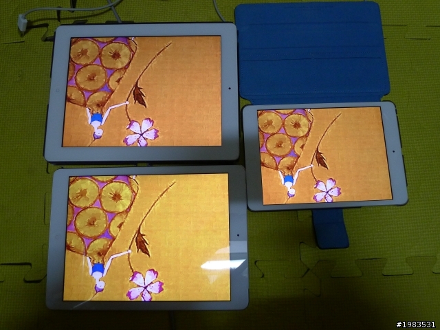 IPAD AIR畫面顏色差很多