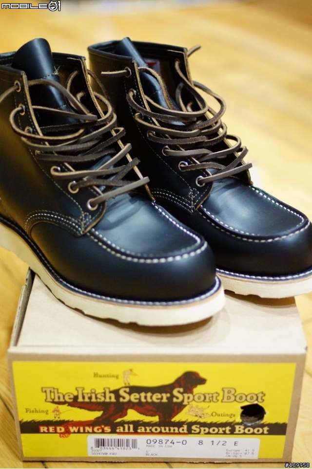 Red Wing 9870 9874 犬標「茶芯」復刻版 兩雙一起手滑