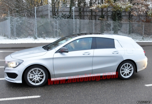 Mercedes-Benz CLA Shooting Brake Spy Shots
