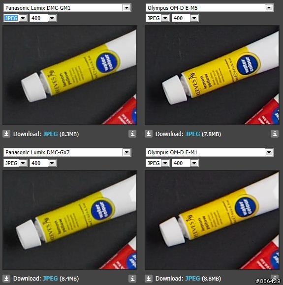 E-M5畫質怎看來比新的E-M1,GX7都還好