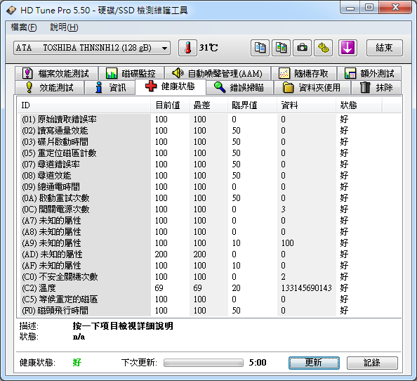 [開箱] Toshiba 128GB SATA3 SSD(GBST 9.5mm)