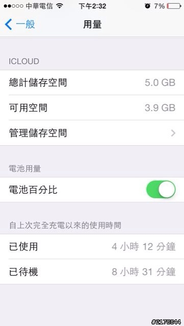 iPhone5s 開心使用之耗電量發問
