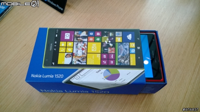 LUMIA 1520紅色體驗機簡單開箱文